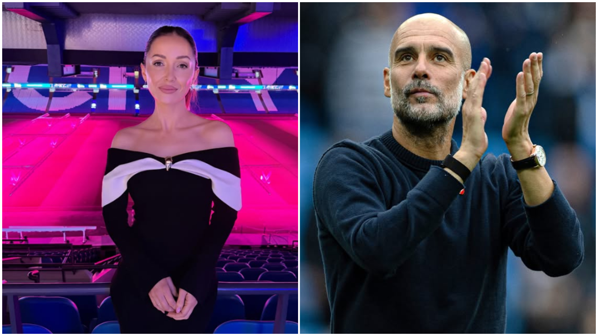 Pep Guardiola, tot mai apropiat de prezentatoarea Natalie Pike. Au fost surprinși îmbrățișându-se