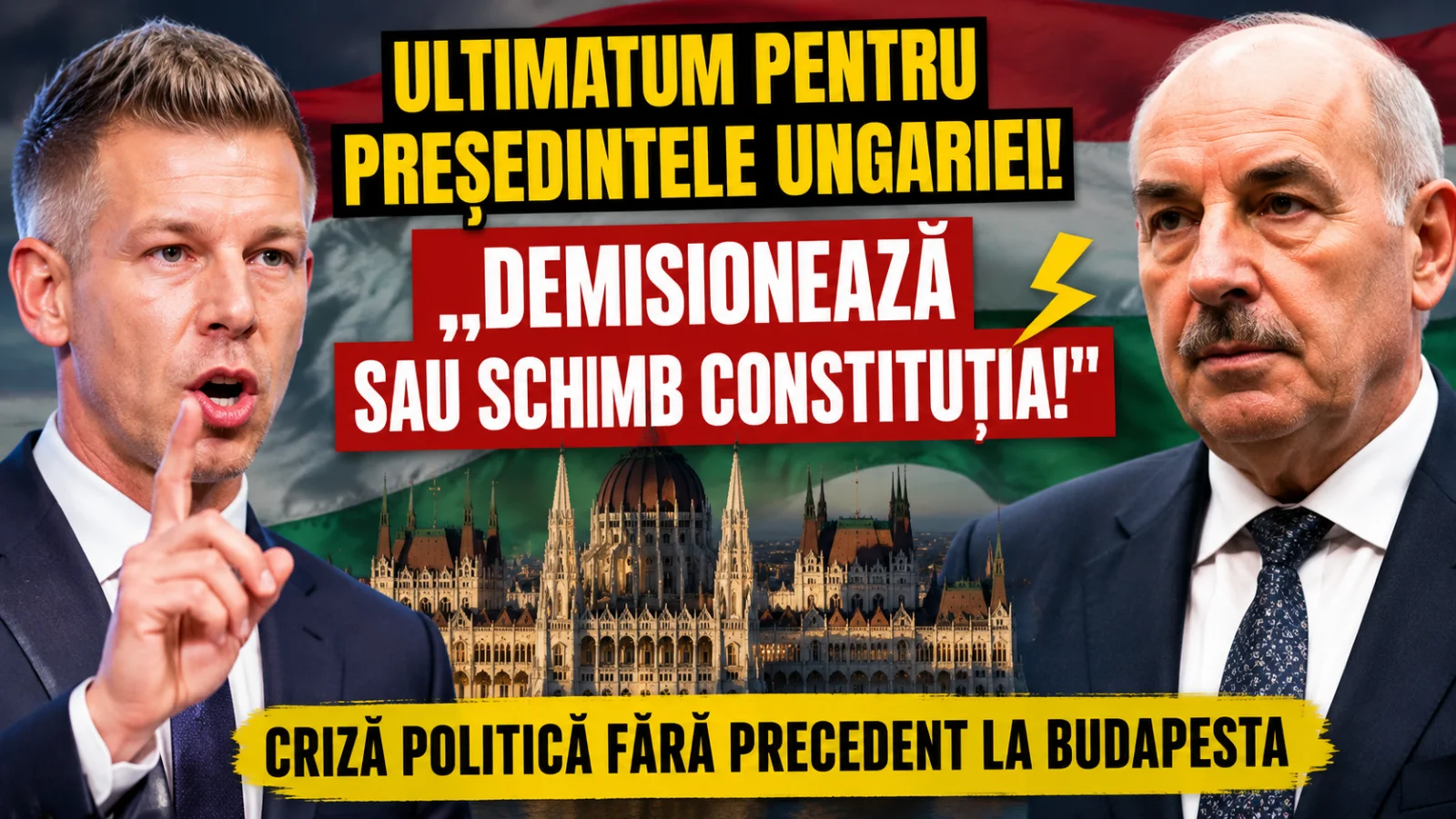 Peter Magyar îi dă ultimatum președintelui Ungariei: „Dacă nu demisionează, schimbăm Constituția”. Criză politică fără precedent la Budapesta