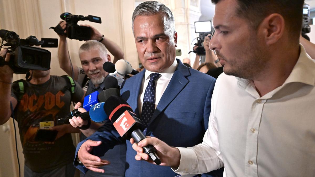 Adrian Veștea și Ilie Bolojan în ședința PNL
