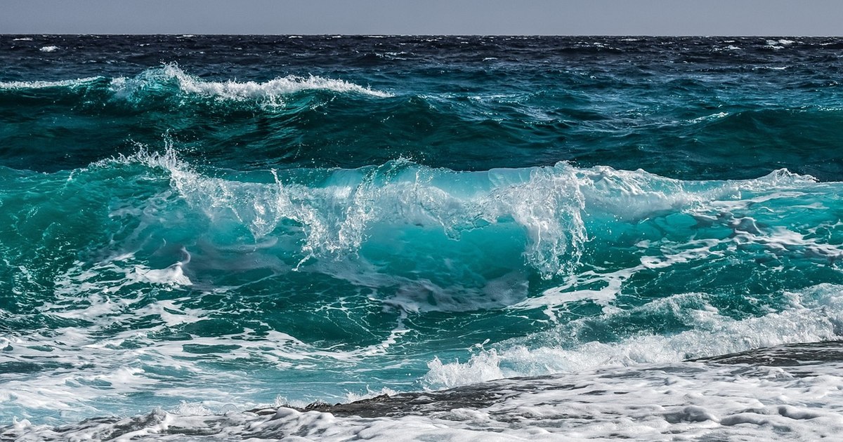 Harta schematică a circulației oceanice AMOC în Atlantic