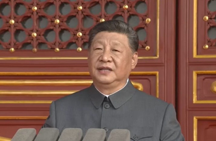 Xi Jinping și Kim Jong Un la o întâlnire anterioară