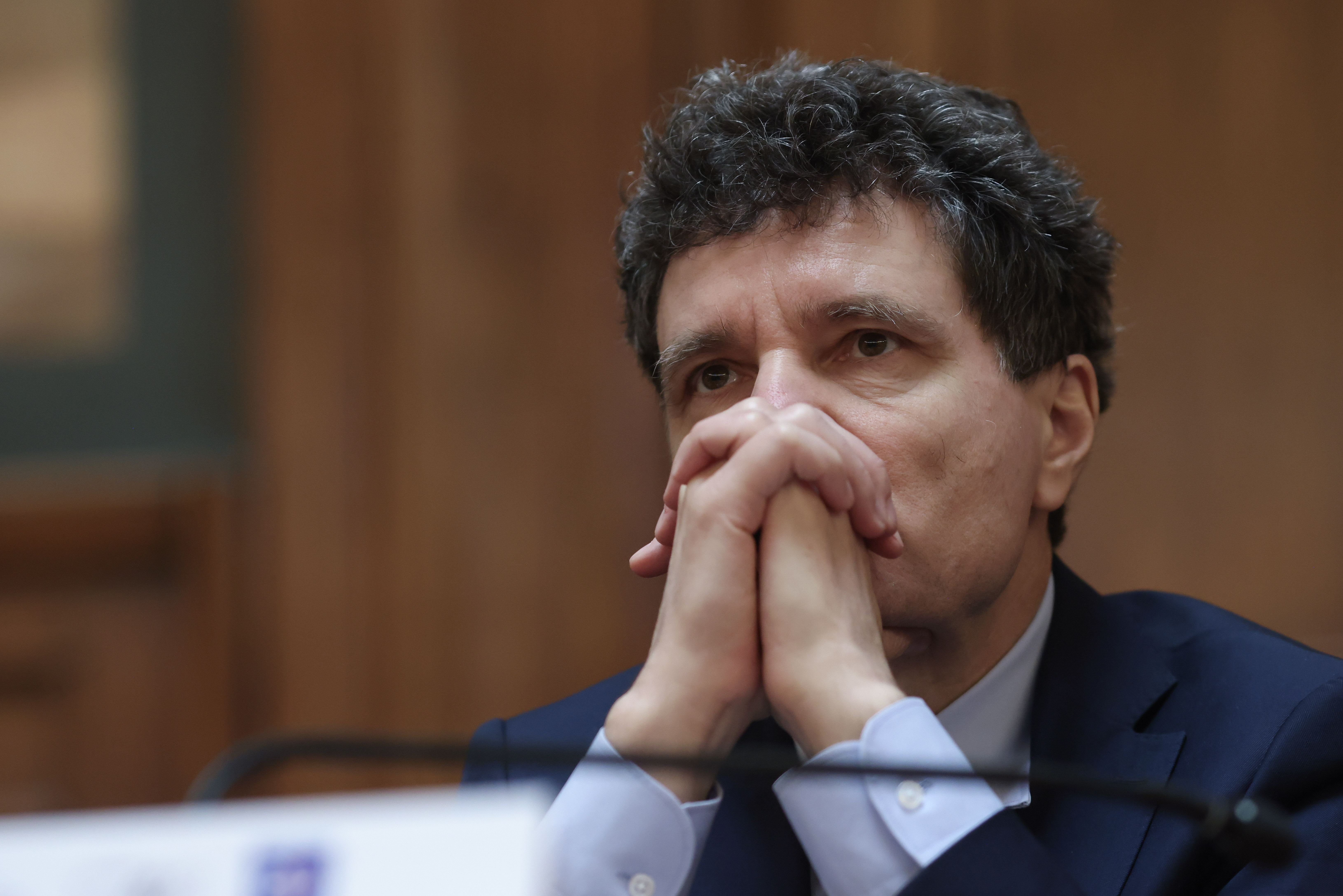 Nicușor Dan și Adrian Veștea în Parlament