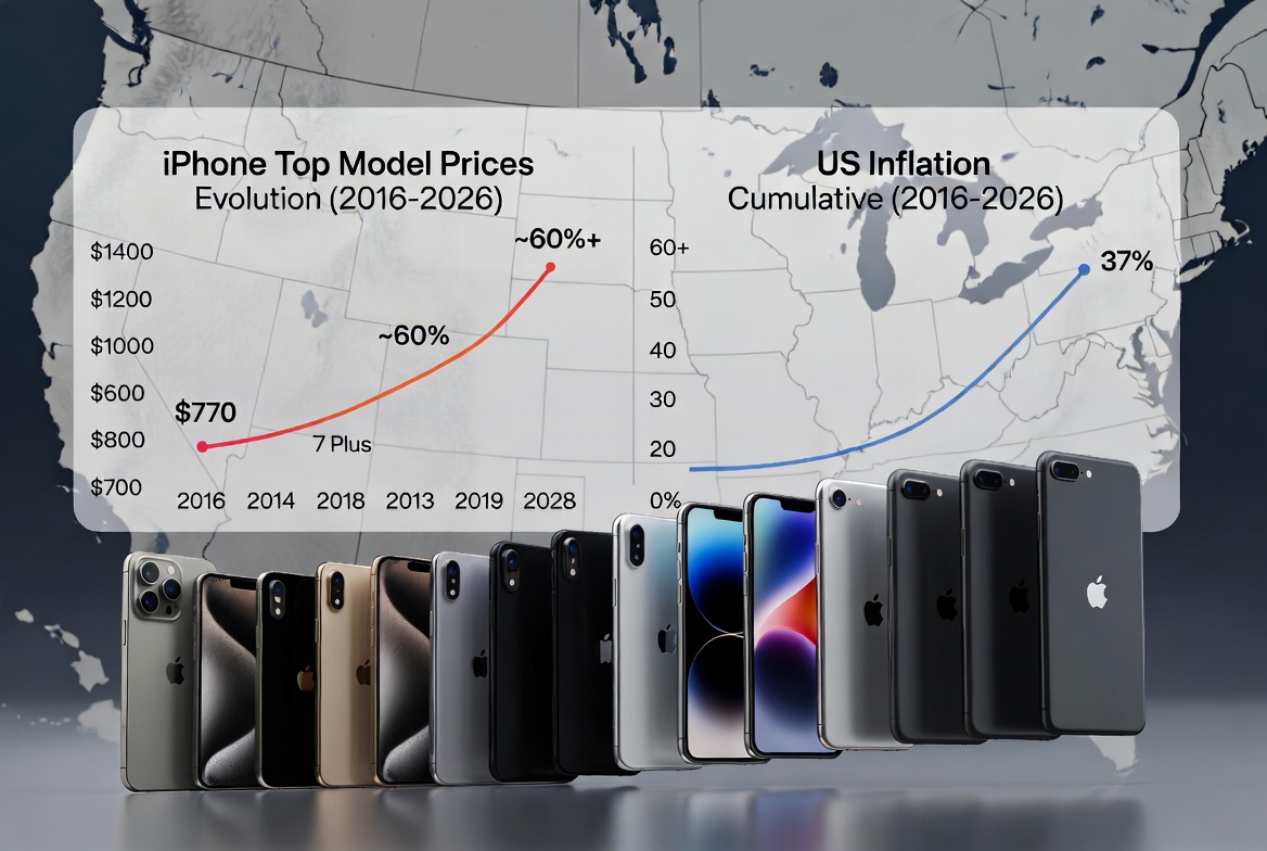 iPhone-uri Apple afișate într-un magazin