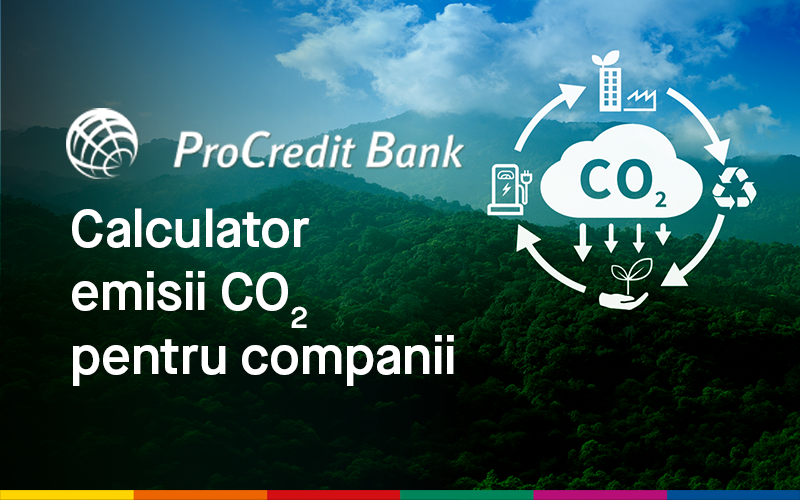 Calculator CO2 ProCredit Bank pentru IMM-uri