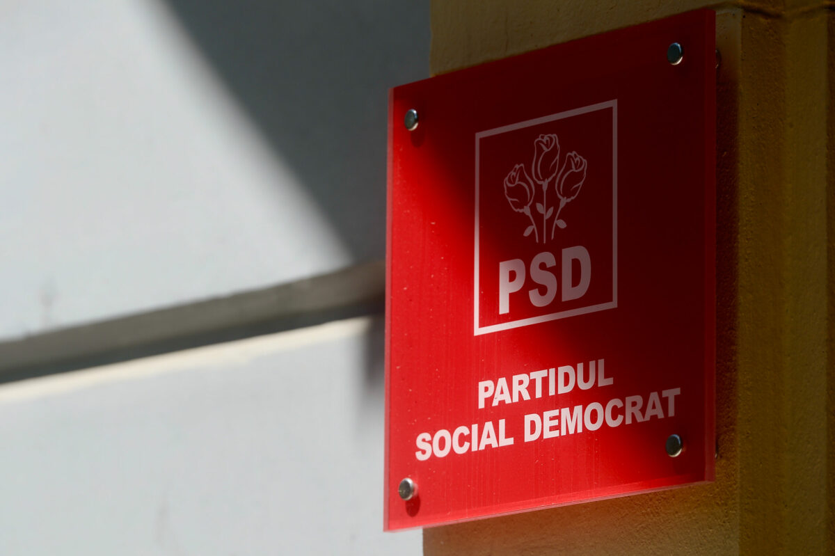 Sorin Grindeanu, președintele PSD, în cadrul unei conferințe de presă
