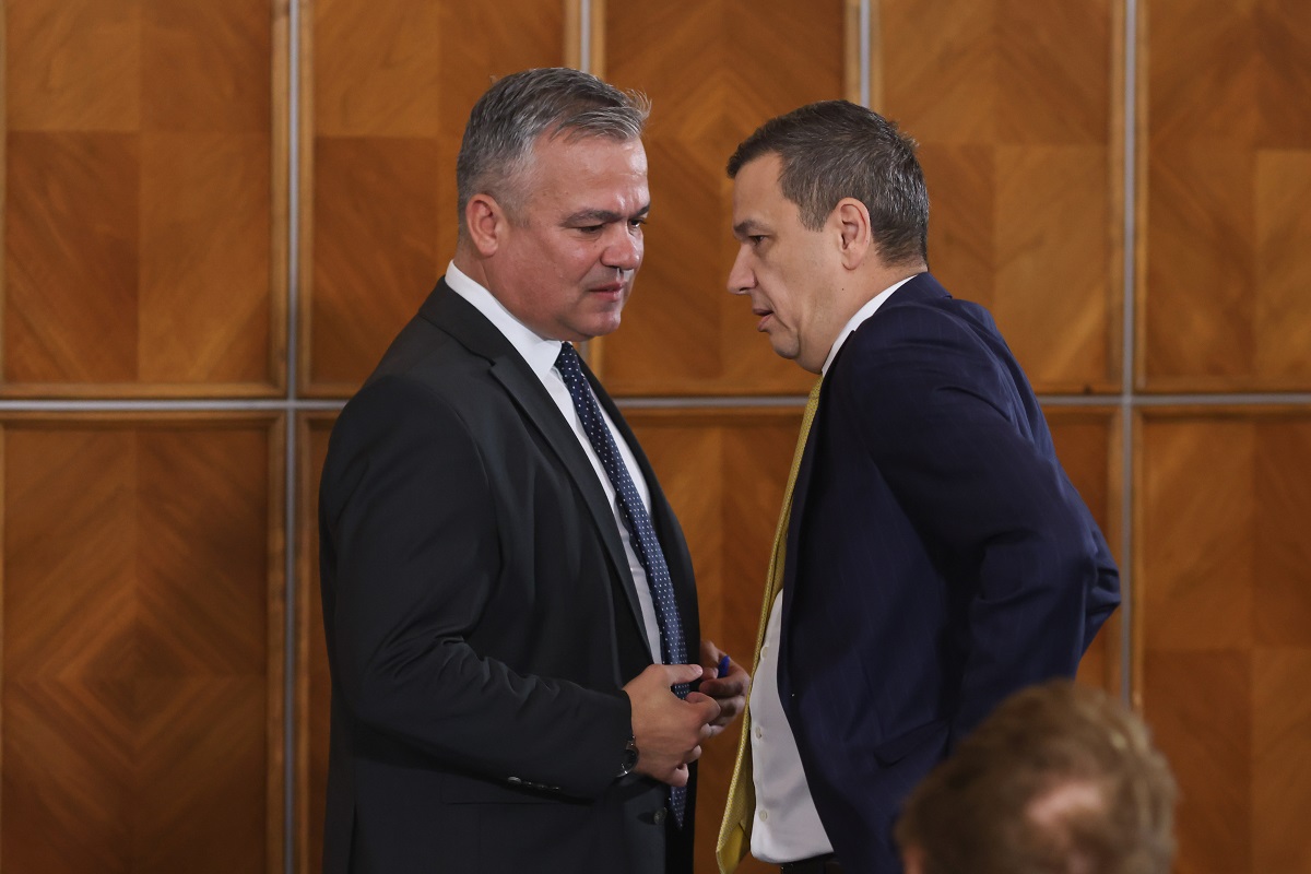 Sorin Grindeanu vorbind la o ședință PSD