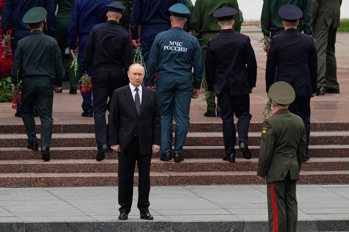 Vladimir Putin în timpul unui discurs
