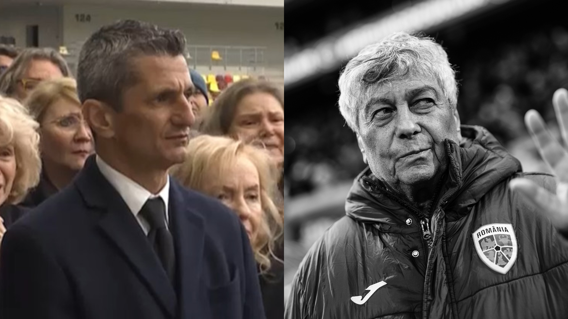 Răzvan Lucescu la evenimentul de condoleanțe pentru Mircea Lucescu