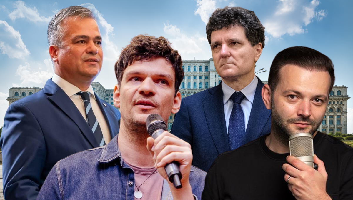 Nicușor Dan și Adrian Veștea