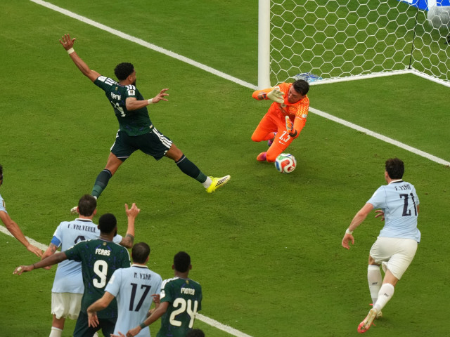 Fernando Muslera în timpul meciului Arabia Saudită - Uruguay