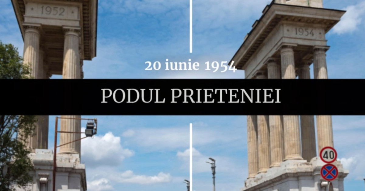 Podul Prieteniei peste Dunăre între Giurgiu și Ruse