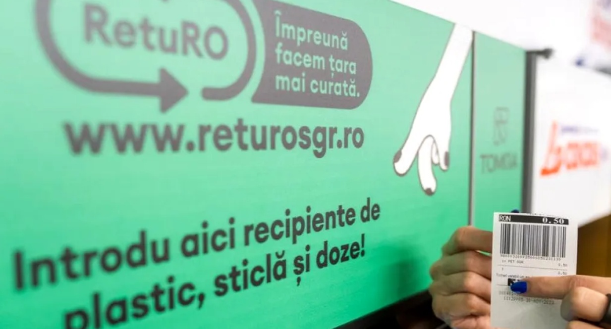Ambalaje PET și doze de aluminiu colectate în sistemul garanție-returnare RetuRO