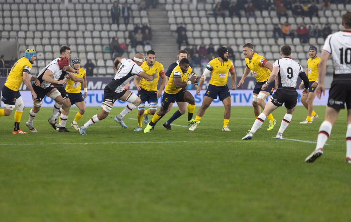 Echipa de rugby România A înaintea meciului de la Toyota Challenge