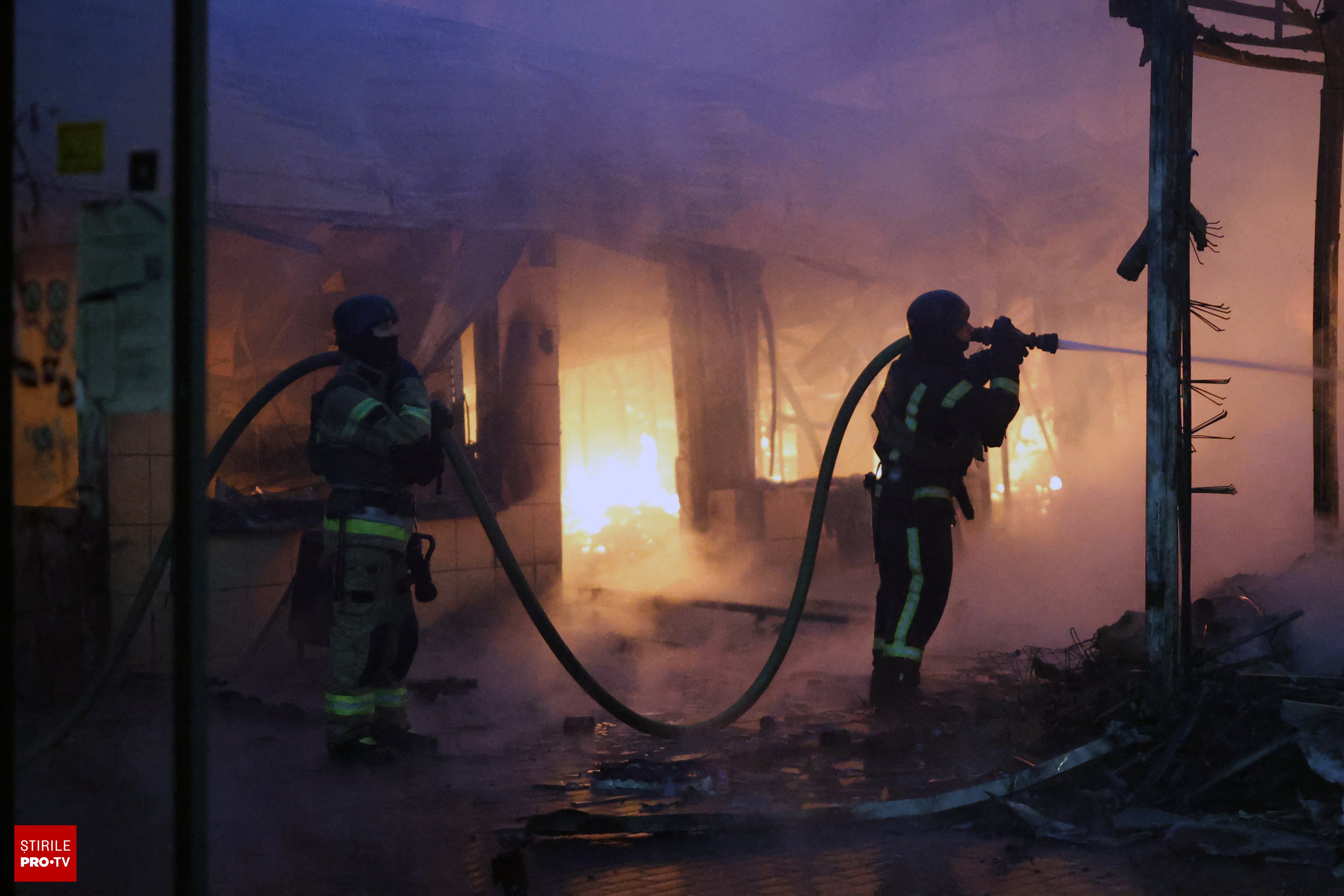 Explozii în Kiev după atacul cu rachete balistice rusești