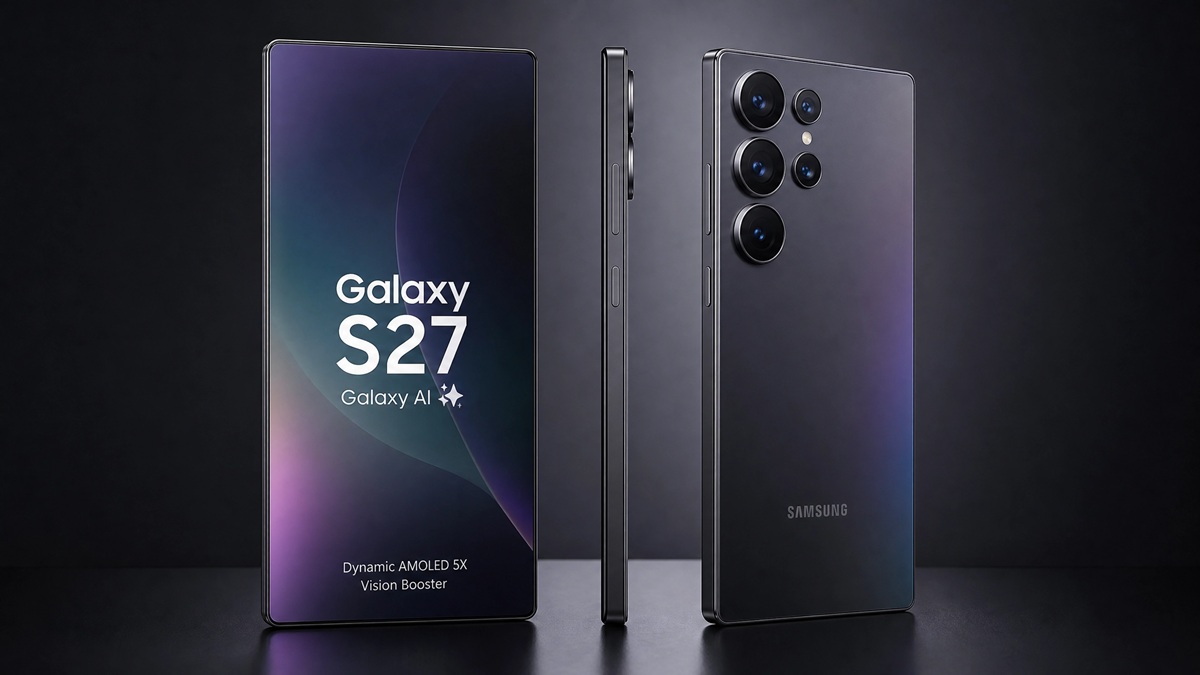 Samsung Galaxy S27 cu ecran BOE
