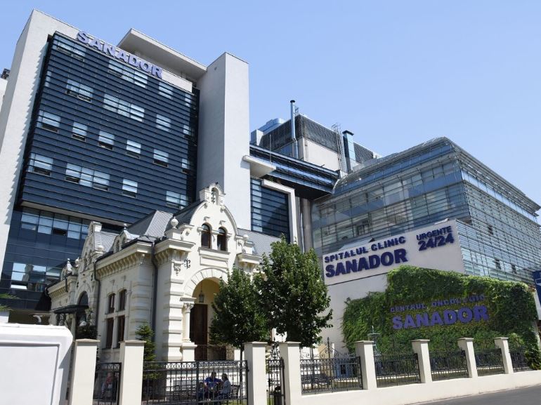 Clădirea spitalului Sanador din București