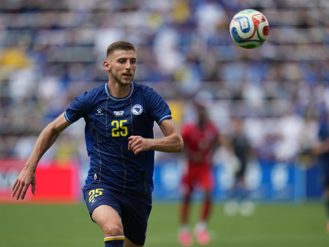 Jovo Lukic, atacantul lui U Cluj, titularizat la Bosnia pentru meciul cu Canada la CM 2026
