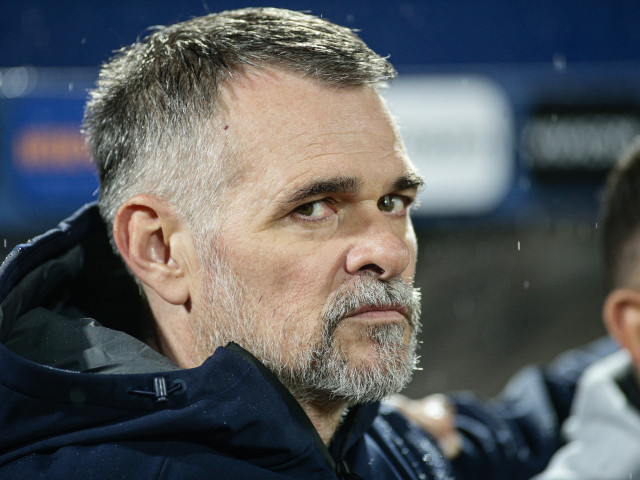 Gică Hagi și Willy Sagnol la conferința de presă