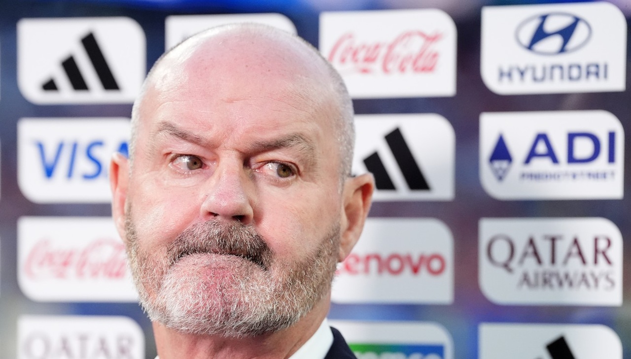 Steve Clarke, selecționerul Scoției, la meciul Scoția - Maroc din CM 2026