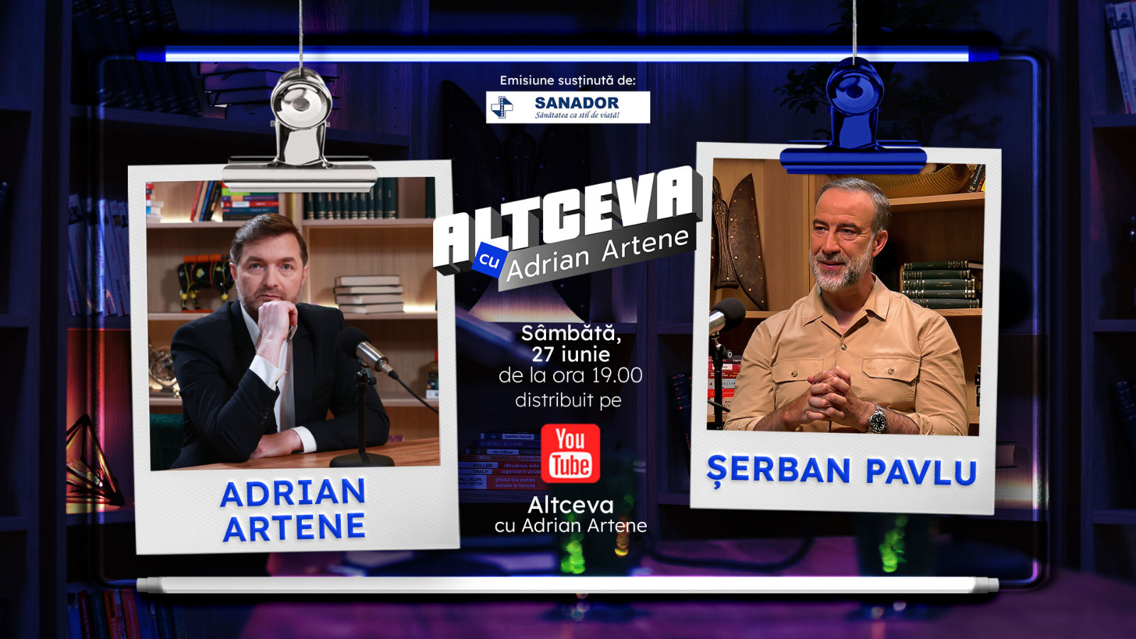 Șerban Pavlu, la „Altceva cu Adrian Artene”: M-am gândit să renunț la actorie