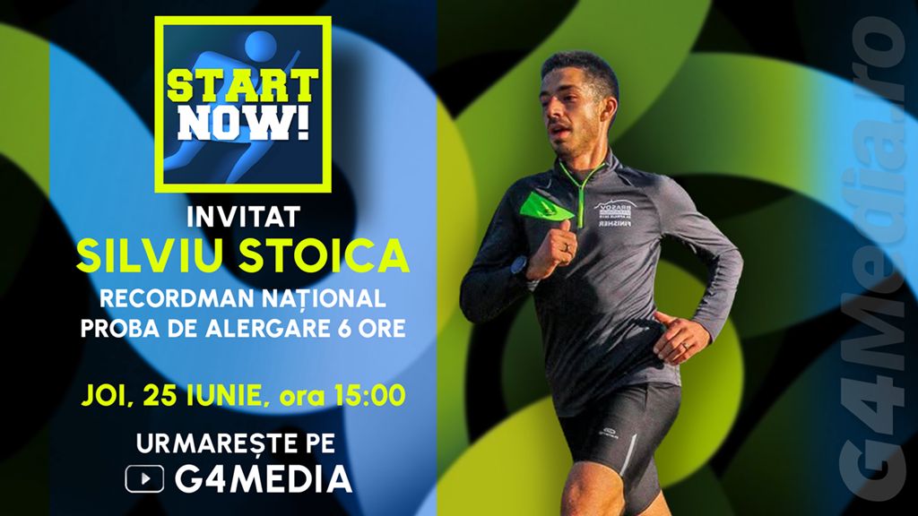 Silviu Stoica alergând