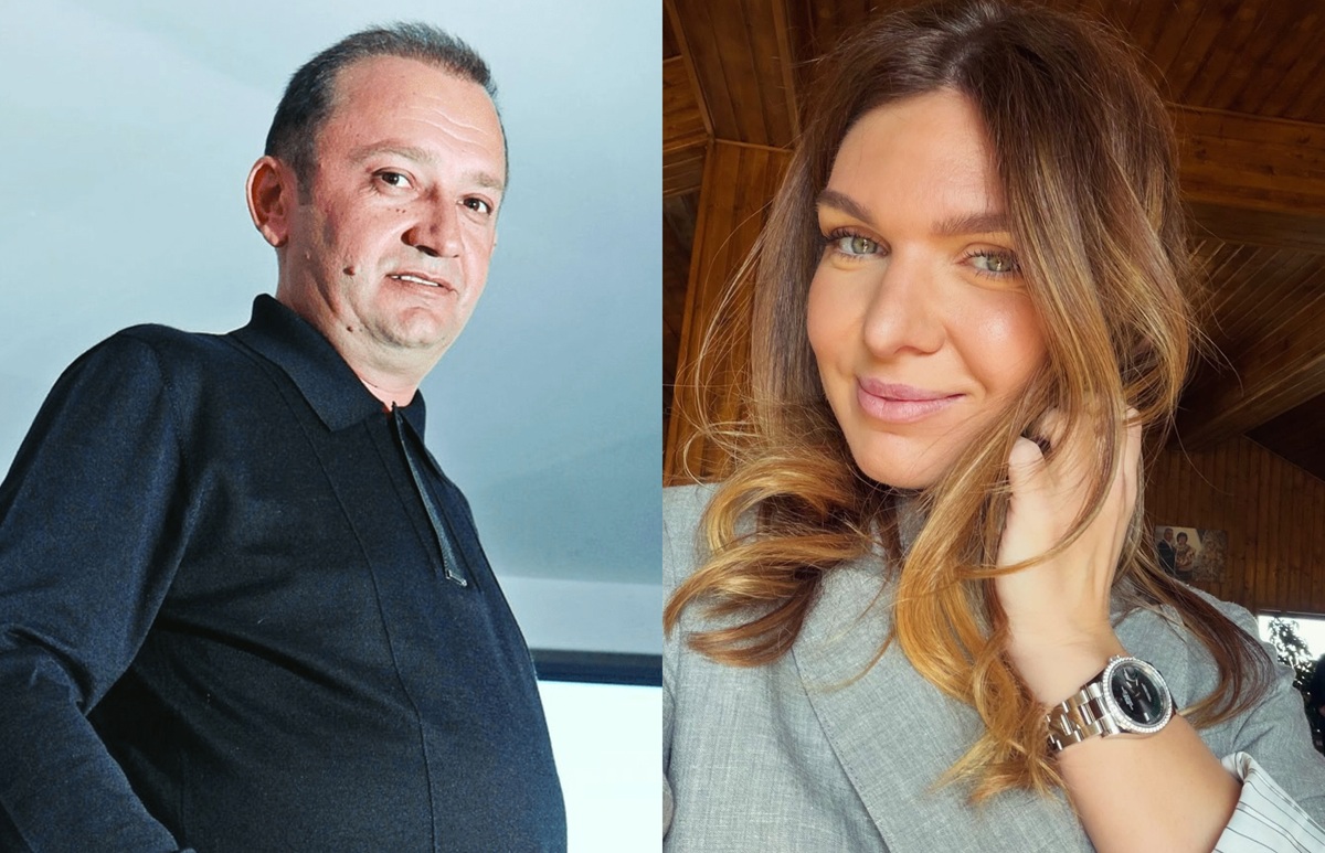 Simona Halep și Dorin Mateiu în Mykonos