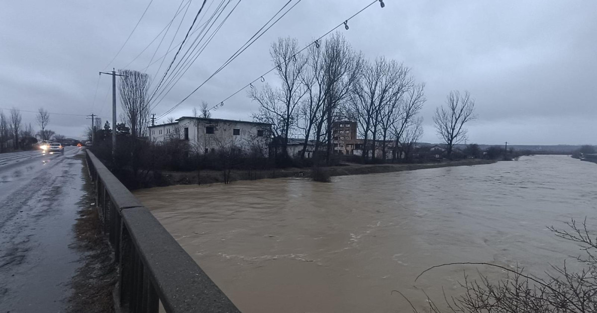 Inundații în localitatea Bogza, județul Vrancea