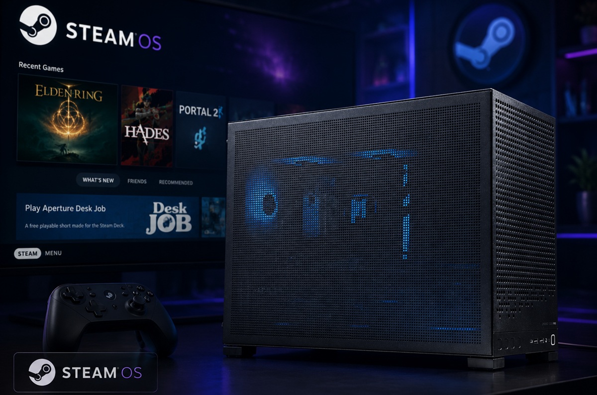 Steamroller, primul PC preasamblat cu SteamOS, intră în precomenzi la 1.299 de dolari