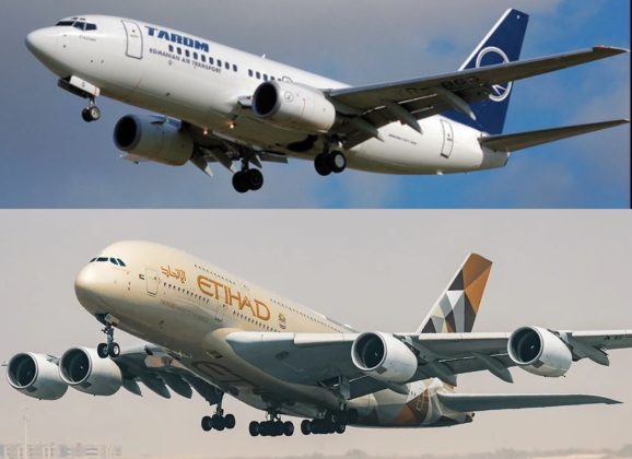 Zbor TAROM și Etihad