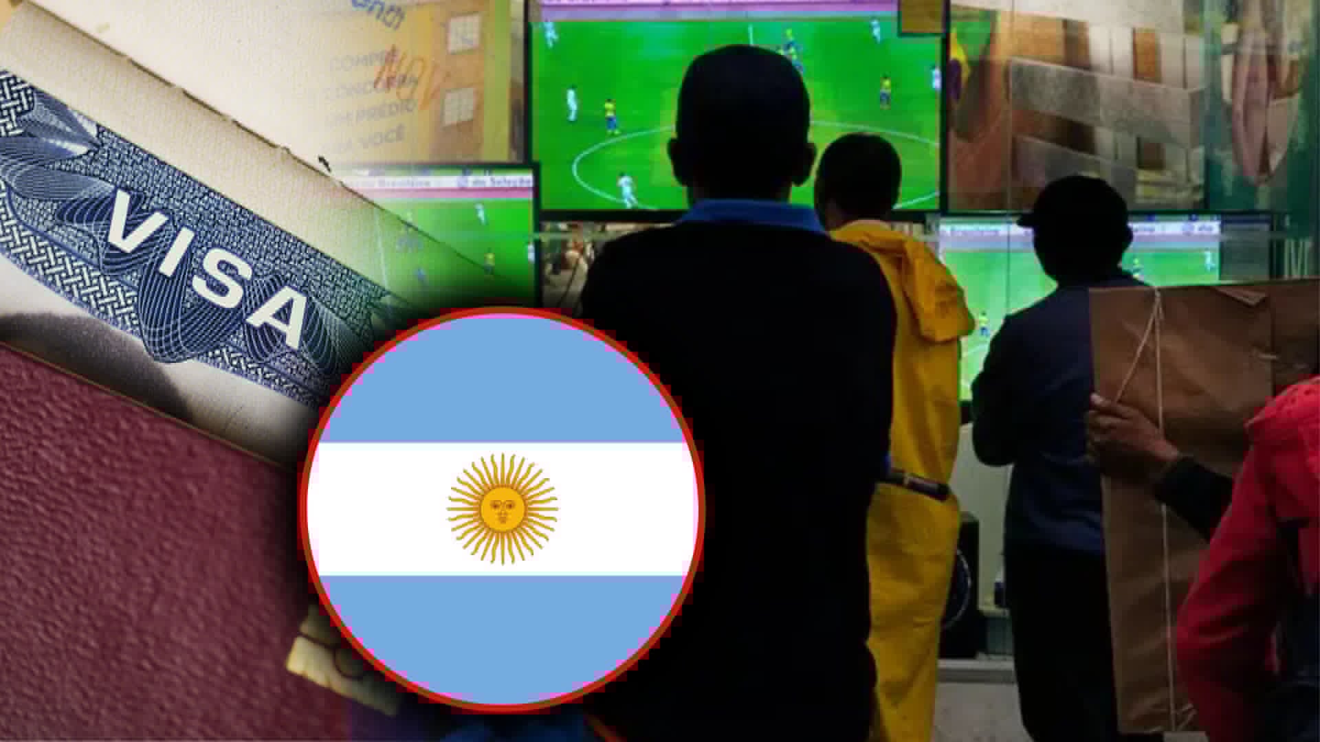 Fanii argentinieni fac coadă la sediul Noblex pentru televizoare gratuite