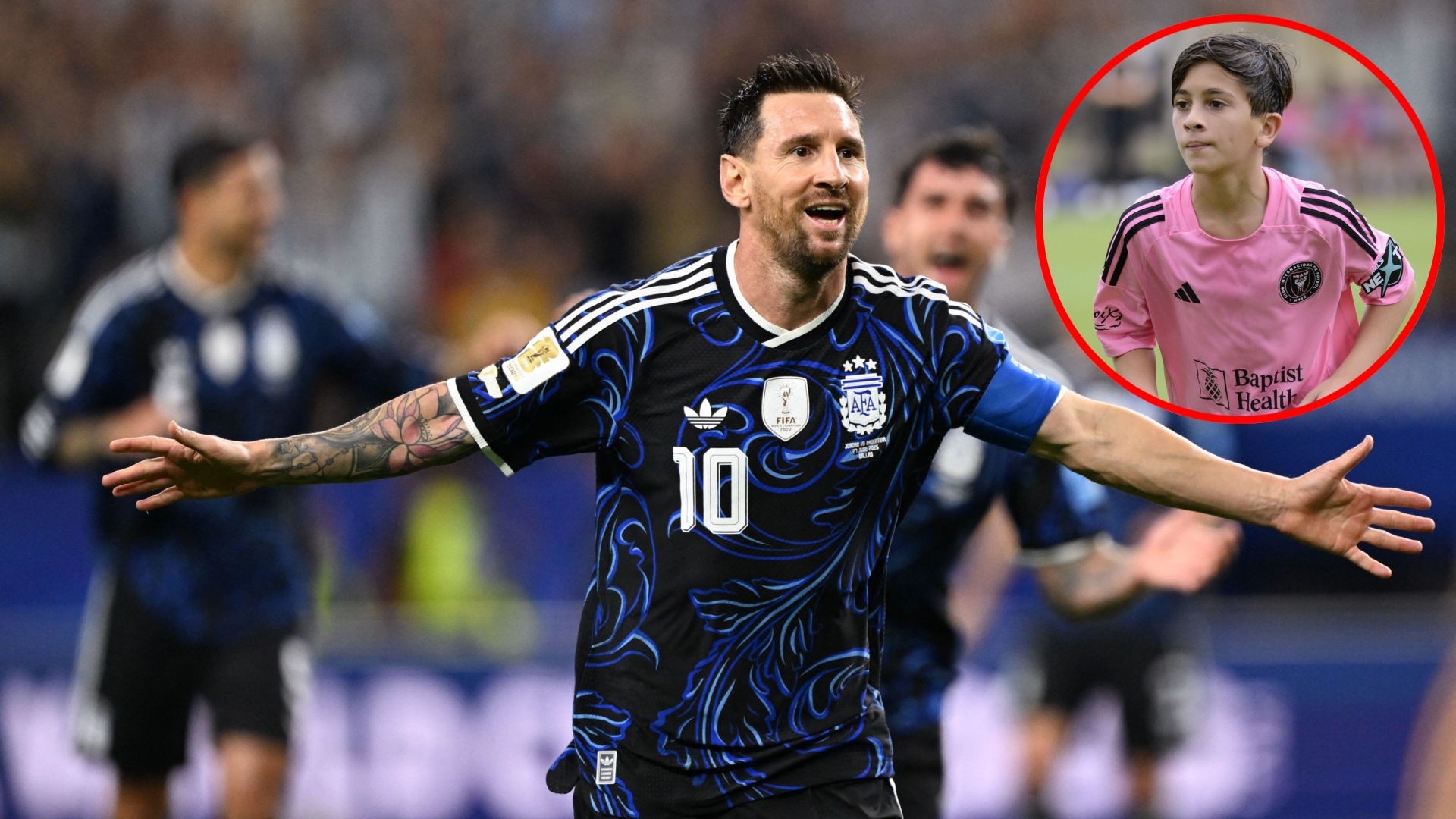 Thiago Messi, absent la meciul Argentinei din cauza unui turneu cu Inter Miami U14