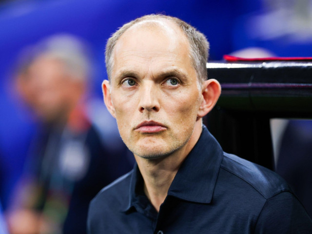 Thomas Tuchel pe bancă în timpul meciului Anglia - Croația