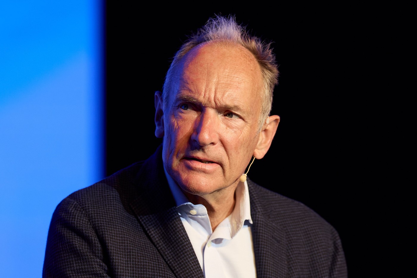 Tim Berners-Lee la un târg de carte