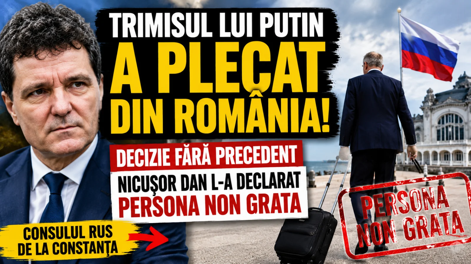 Trimisul lui Putin a plecat din România. Decizia fără precedent luată de Nicușor Dan după incidentul de la Galați