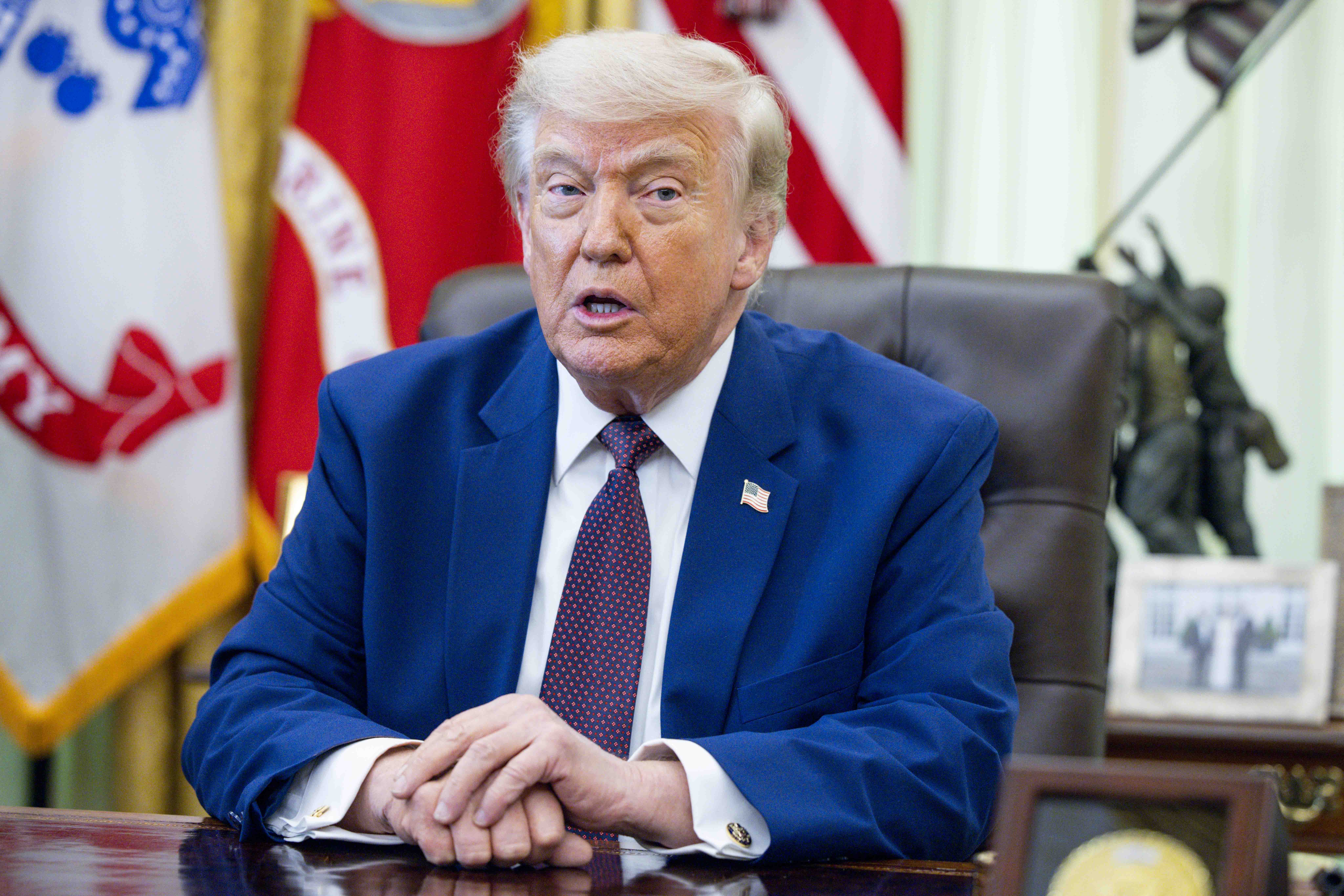 Donald Trump și Benjamin Netanyahu în timpul unei întâlniri oficiale