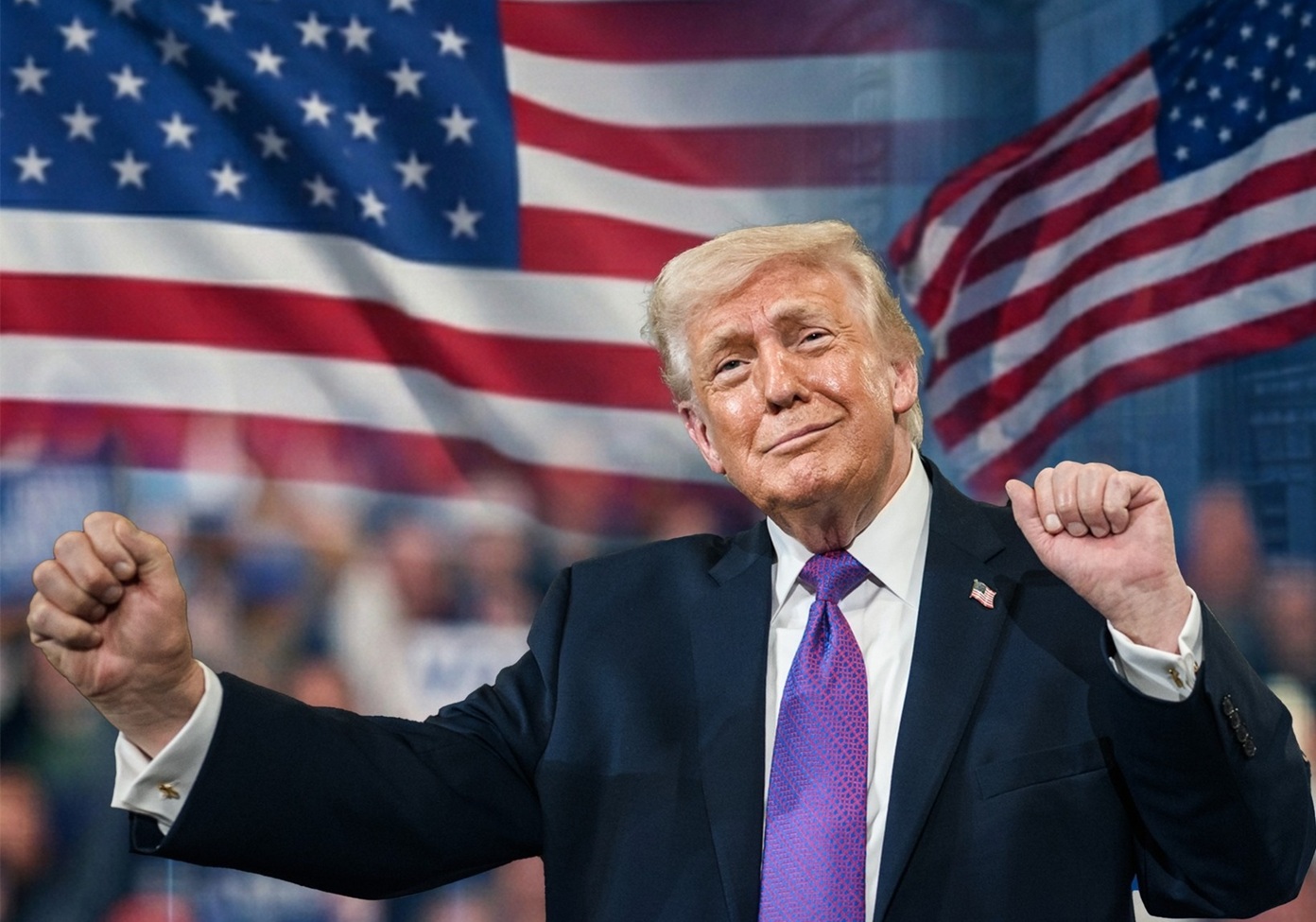 Donald Trump la o conferință de presă