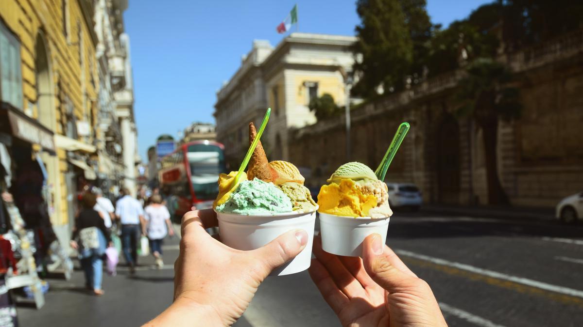 Bon fiscal de 44 de euro pentru două înghețate de la Don Nino în Roma