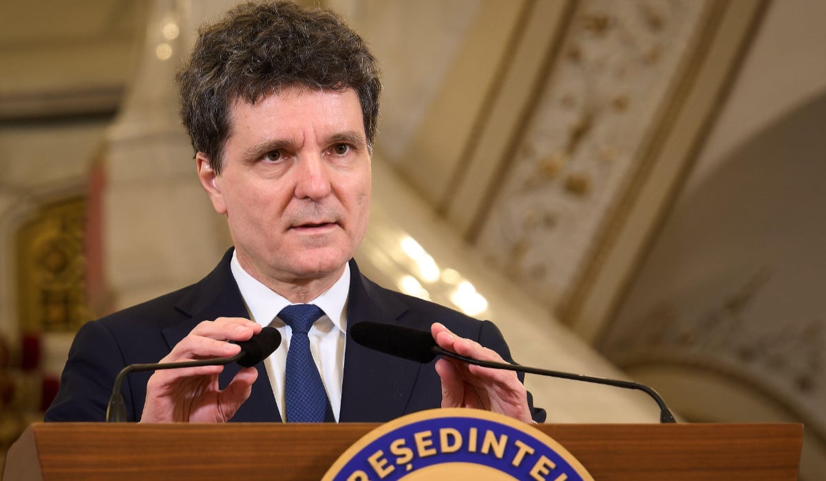 Csoma Botond, purtătorul de cuvânt al UDMR, într-o conferință de presă