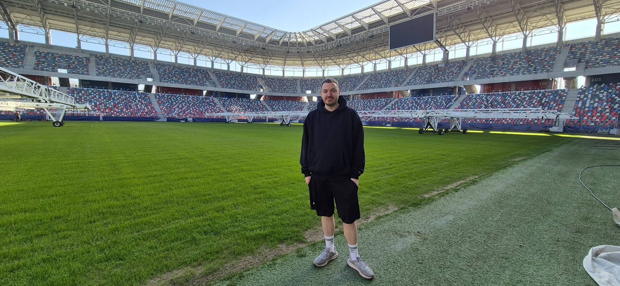 Ultrasul galez care a intrat pe gazon în Ghencea: „CSA Steaua, nu FCSB”
