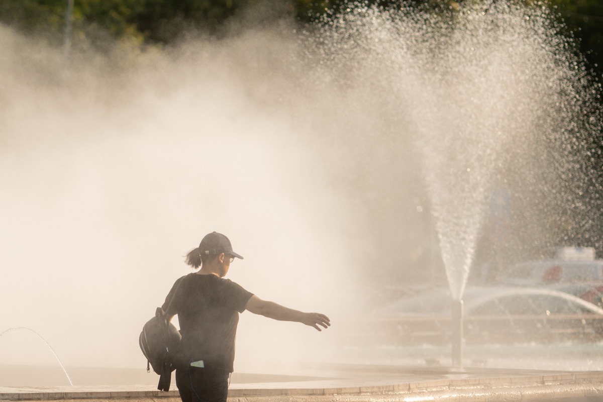 Hartă a Europei cu temperaturi ridicate