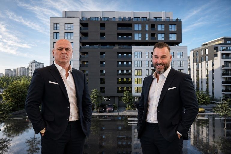 Șantier de construcții blocuri de apartamente