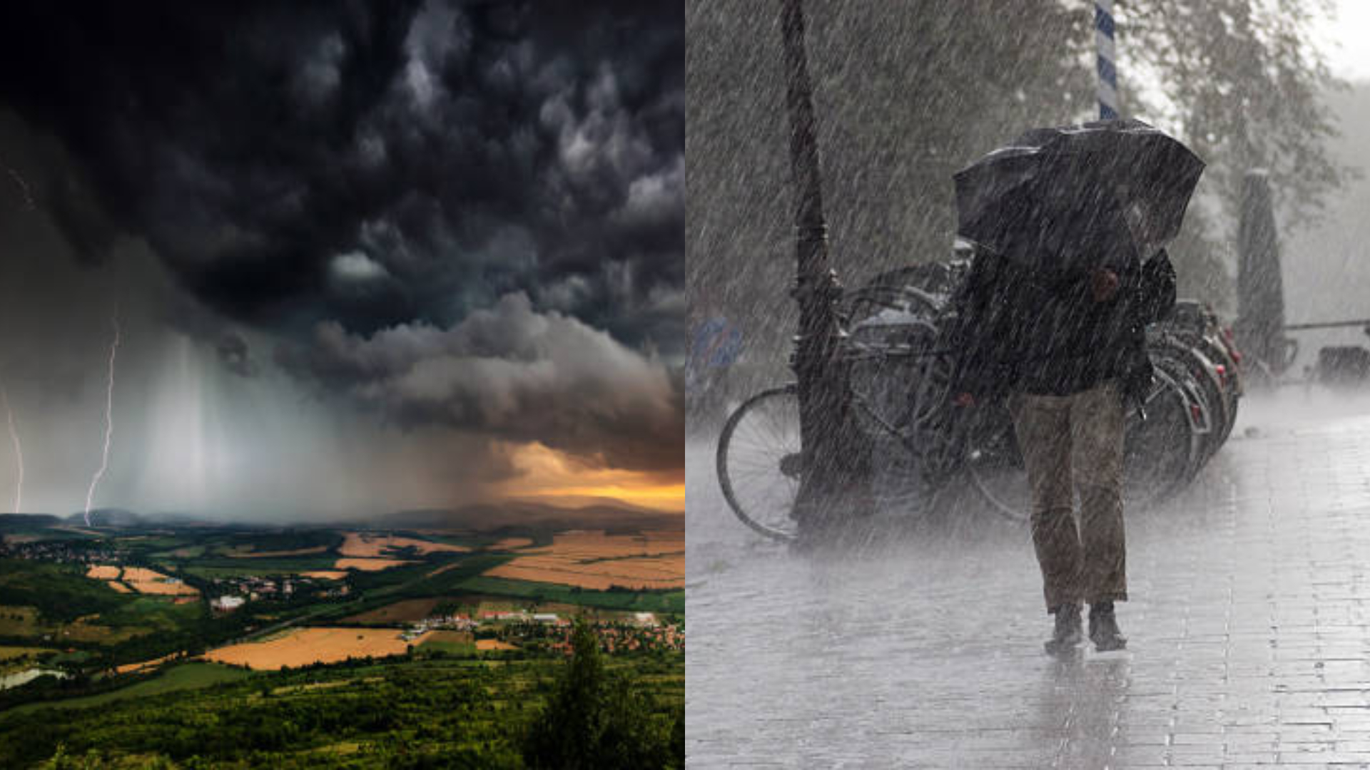 Harta meteo cu furtuni și ploi în România