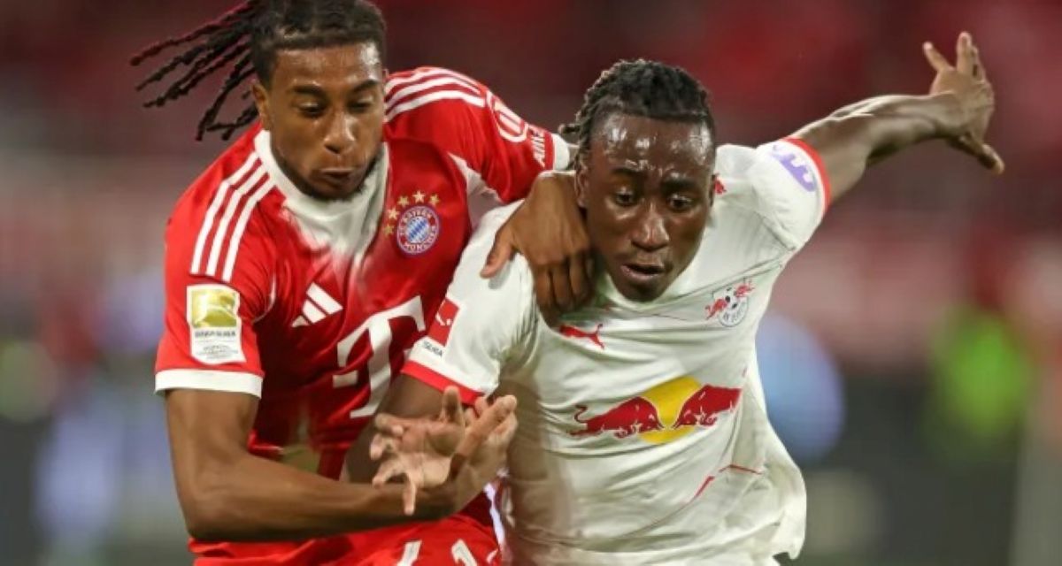 Yann Diomande, atacant ivorian, în timpul unui meci