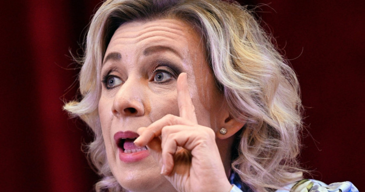 Maria Zaharova la o conferință de presă