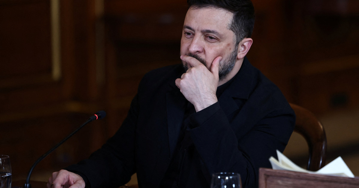Volodimir Zelenski și Vladimir Putin