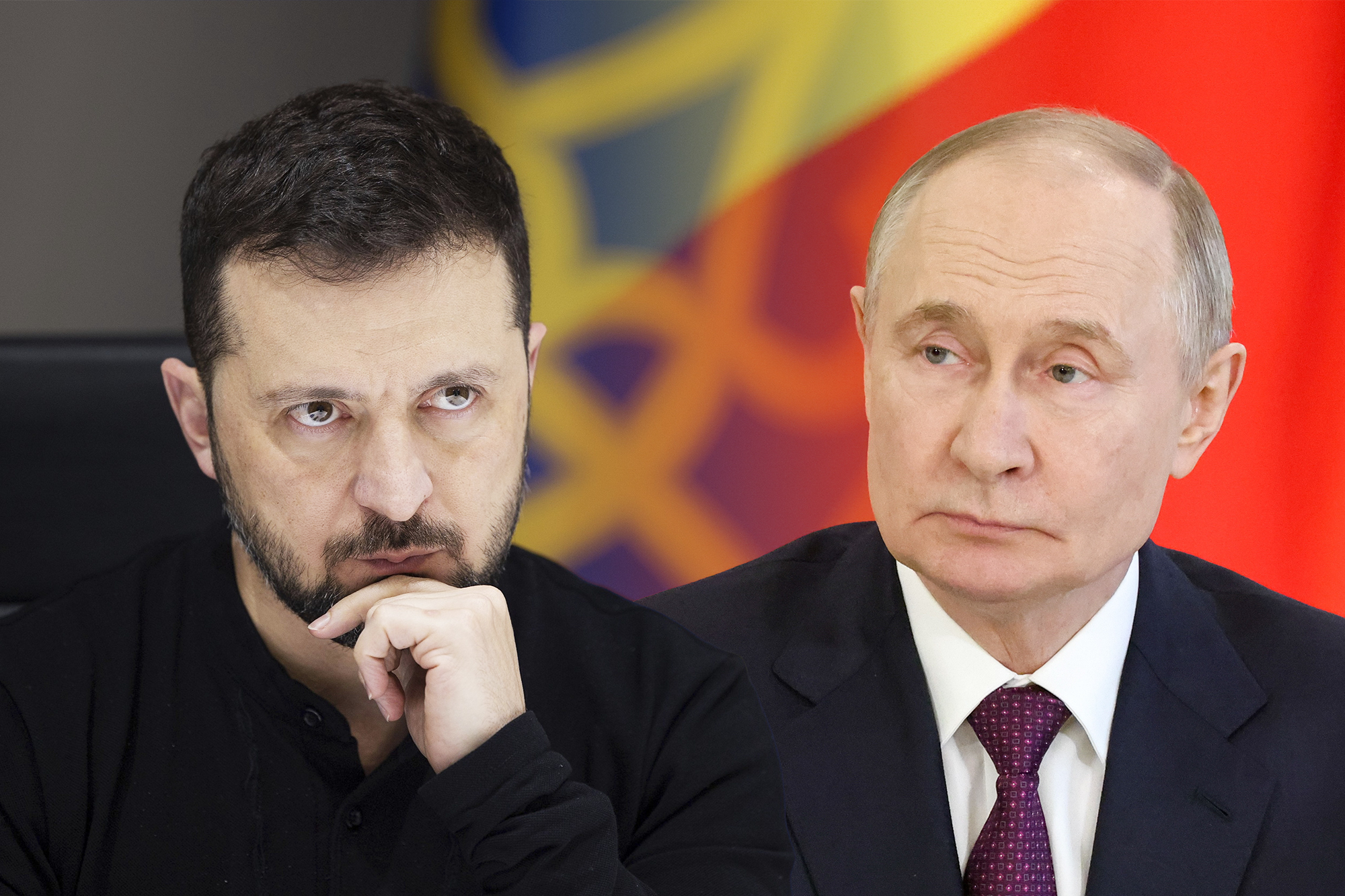 Președintele ucrainean Volodimir Zelenski adresându-se publicului