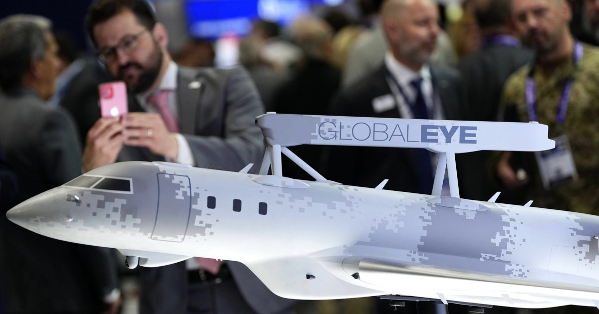 Aeronava Saab GlobalEye în zbor