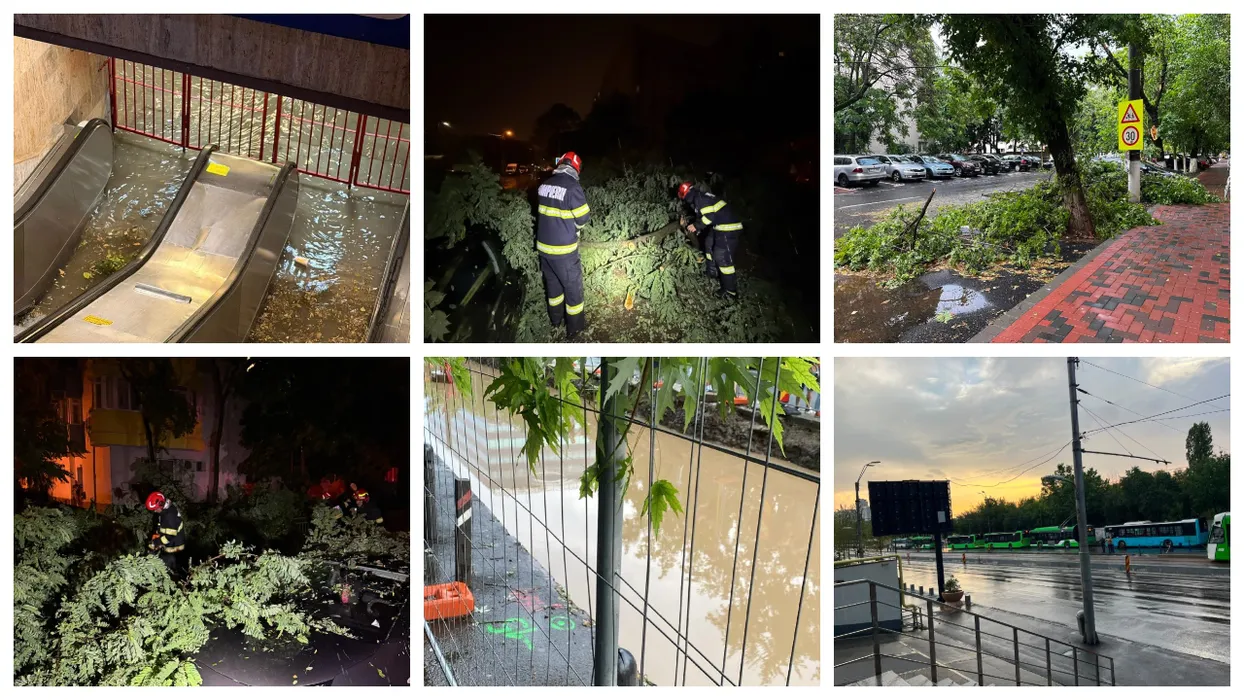 27.283 de consumatori din 65 de localități, fără curent electric după furtuni violente