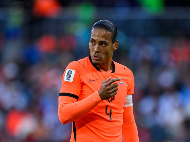Virgil van Dijk în meciul Olanda vs Maroc la Cupa Mondială 2026