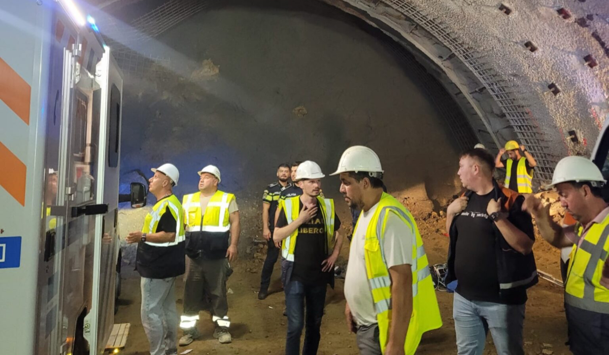 Accident de muncă în tunelul A1 de la Boița